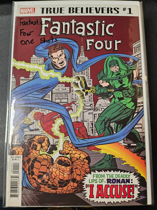 #1 True Believers Fantastic Four Ronan And Kree (2018)