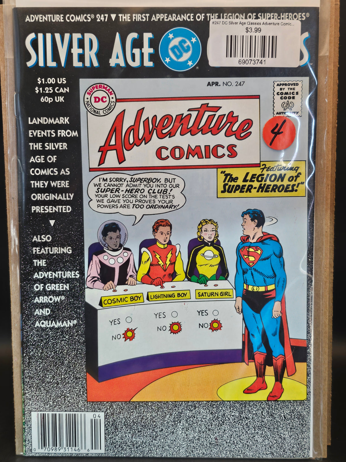 #247 DC Silver Age Classics Adventure Comics (1992)