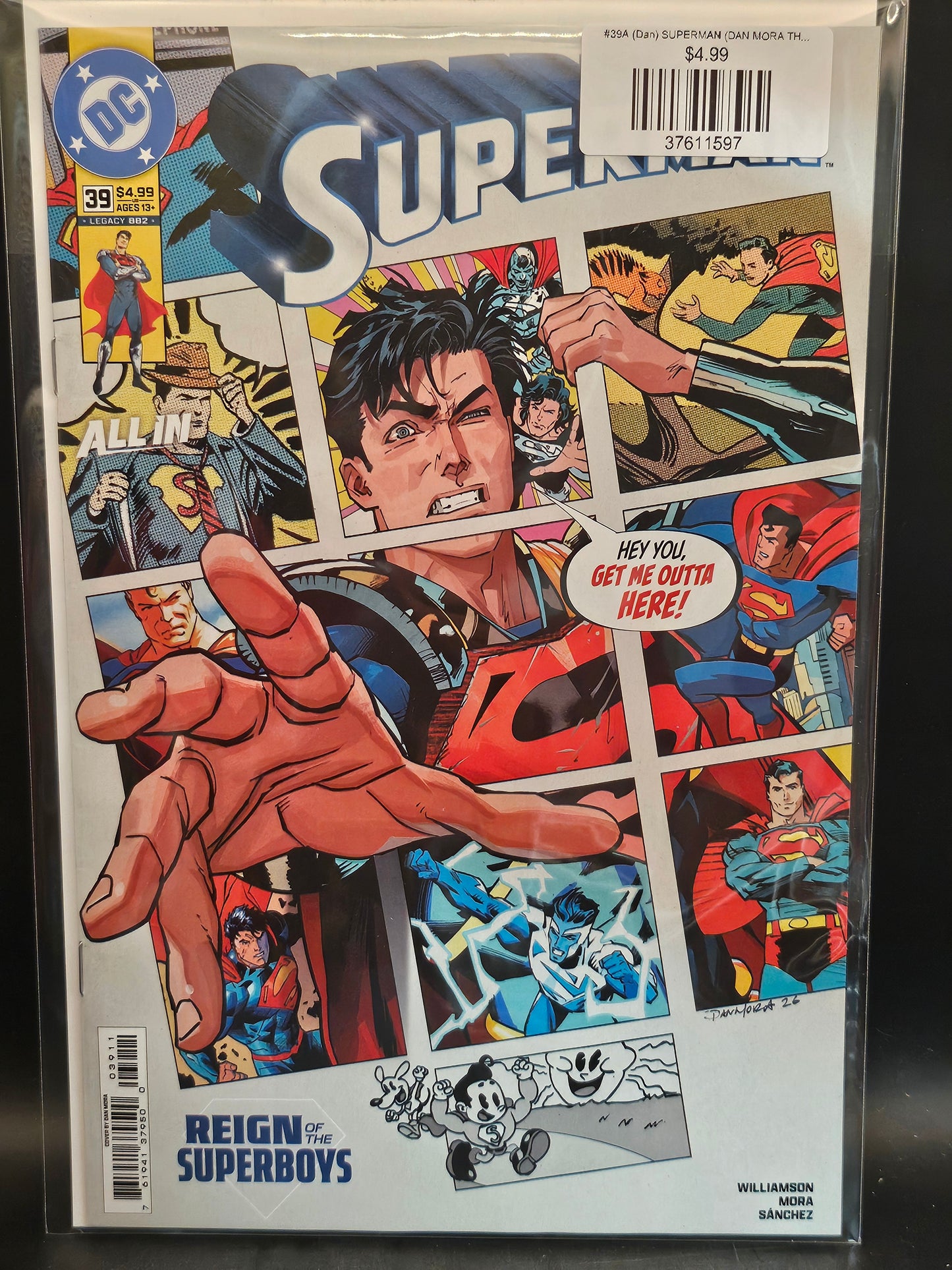 #39A (Dan) SUPERMAN (DAN MORA THE REIGN OF THE SUPERBOYS)