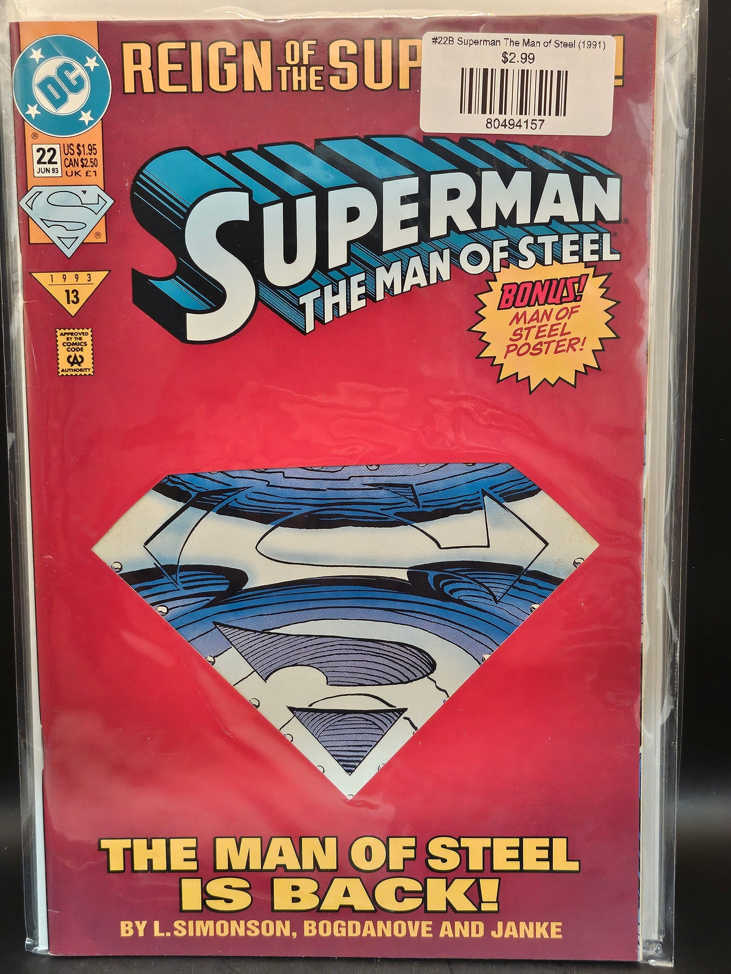 #22B Superman The Man of Steel (1991)