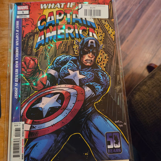 #1 (Kevin) WHAT IF...? CAPTAIN AMERICA (KEVIN EASTMAN VARIANT)