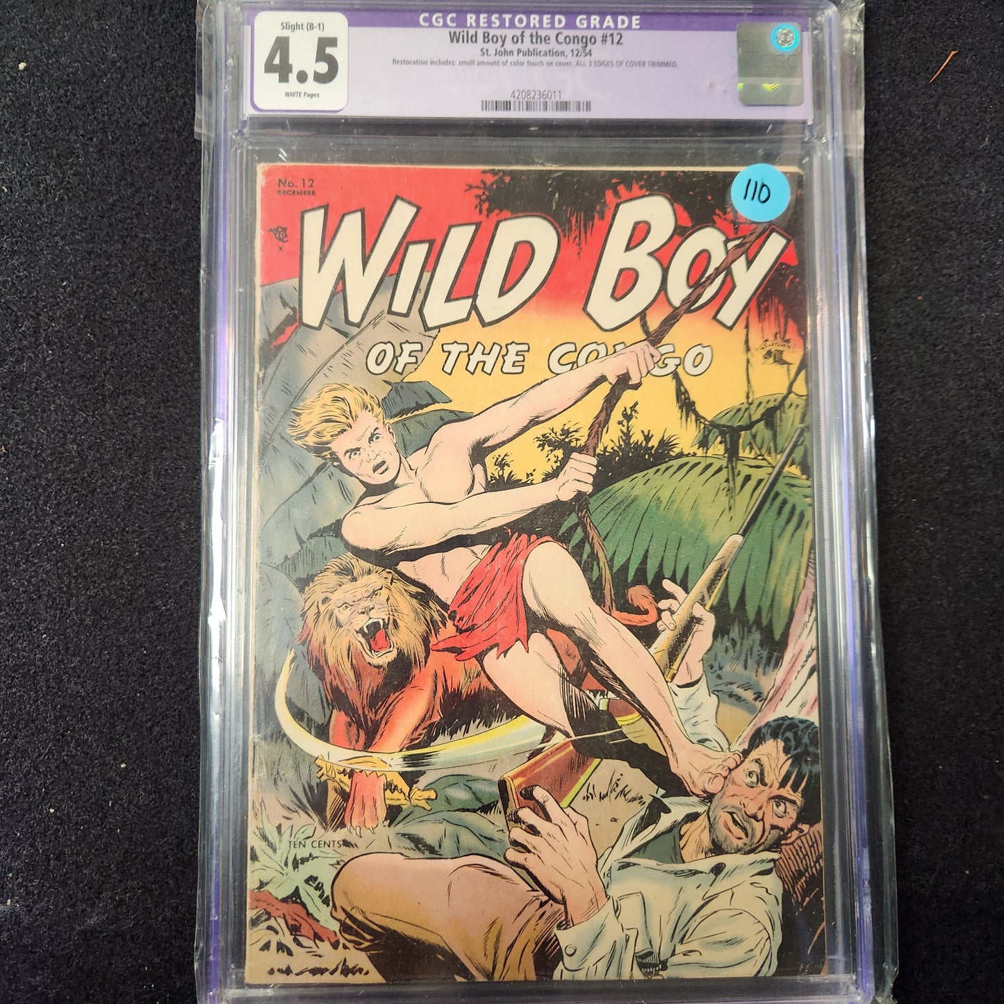 Wild Boy of the Congo Slab #12 (1954)