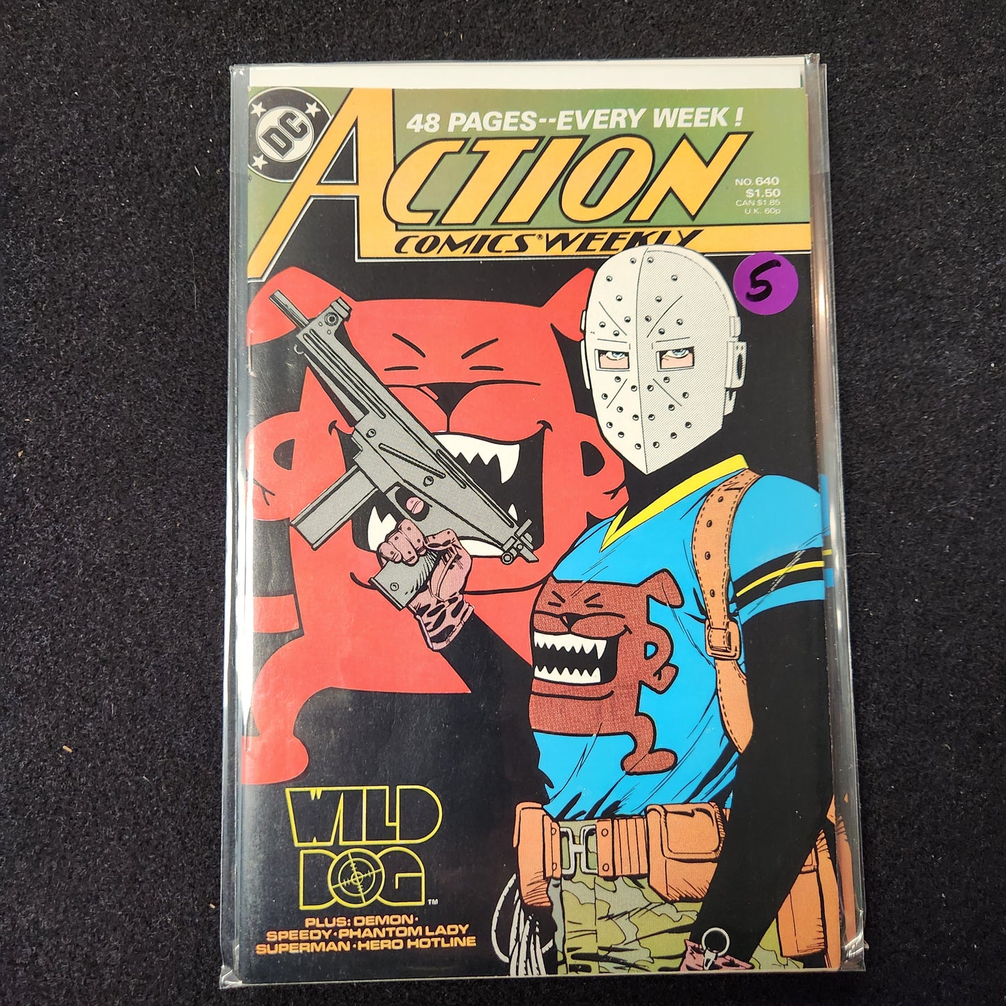 Action Comics #640 - Featuring Wild Dog (DC 1989)
