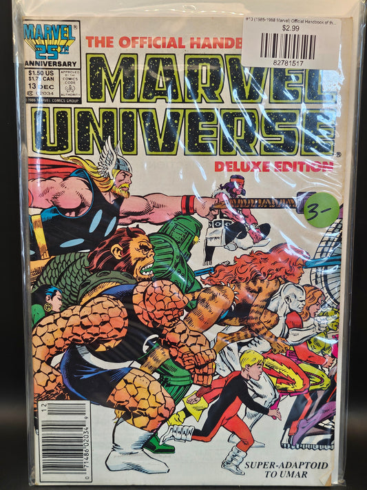 #13 (1985-1988 Marvel) Official Handbook of the Marvel Universe Deluxe Edition