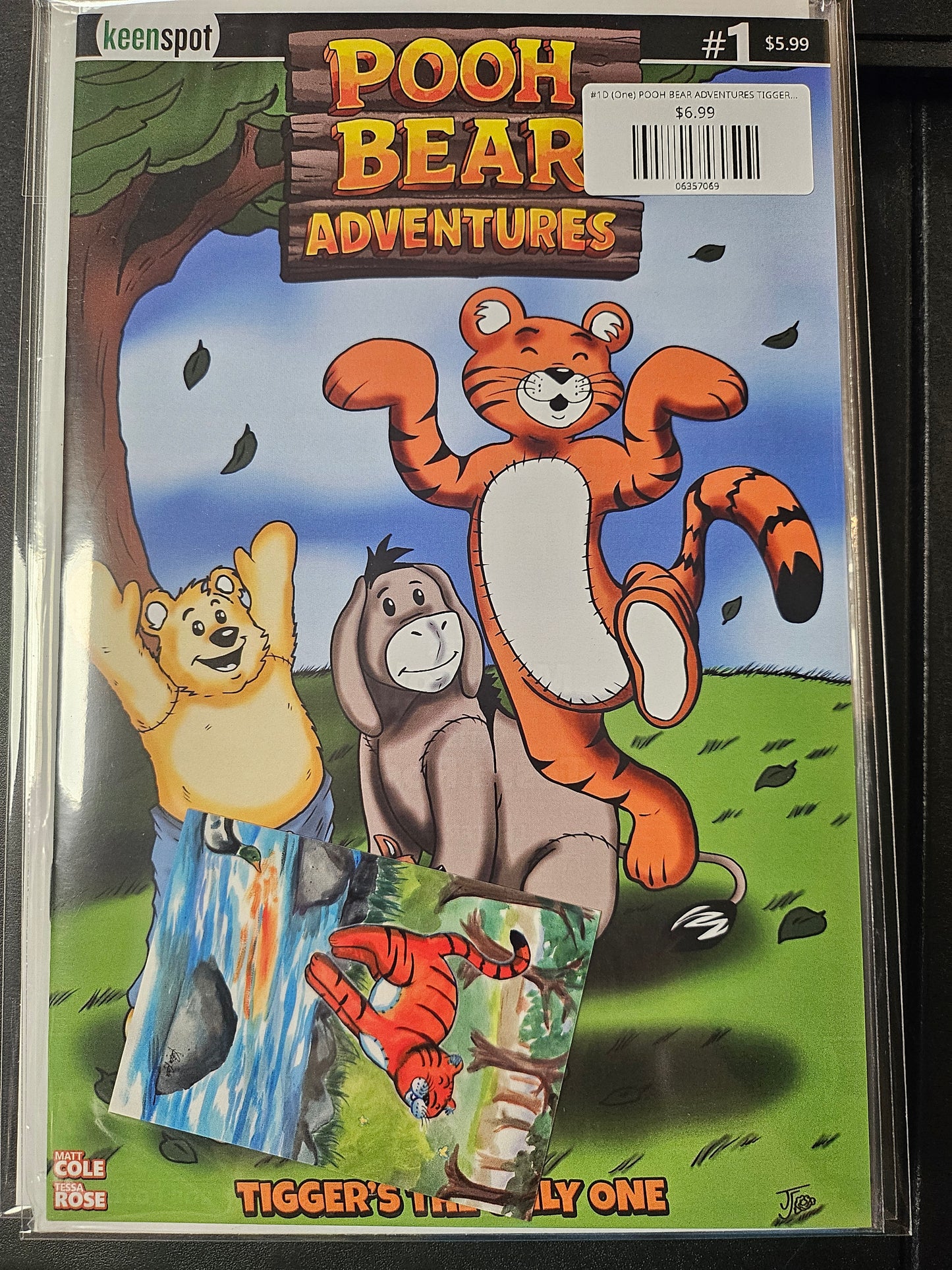 #1D (One) POOH BEAR ADVENTURES TIGGERS THE ONLY ONE (ONE SHOT SURPRISE BAG WITH TRADING CARD VAR)