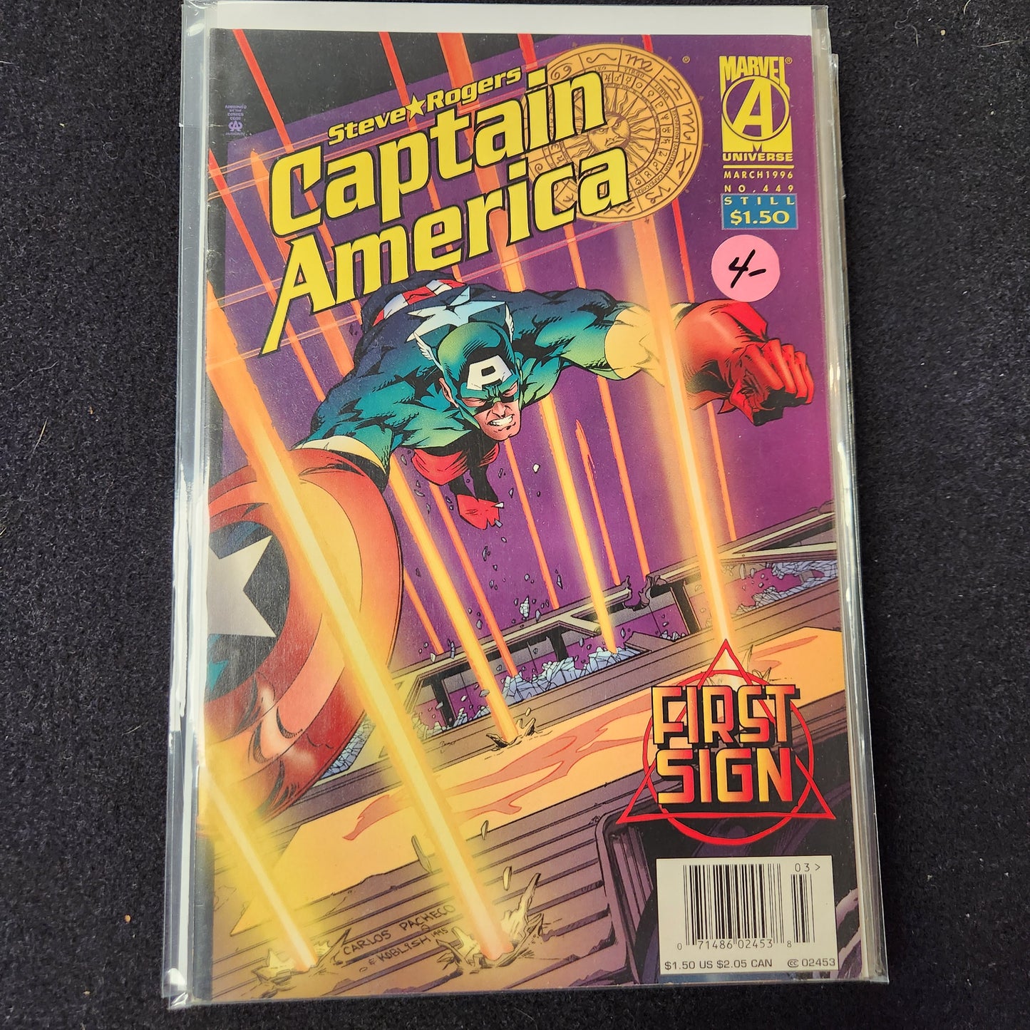 Captain America – Marvel – 1968–1996 – Volume 1 – Ongoing Series – #449