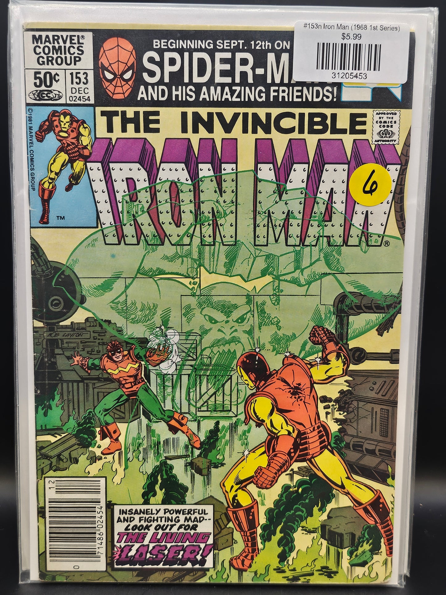 #153n Iron Man (1968 1st Series)