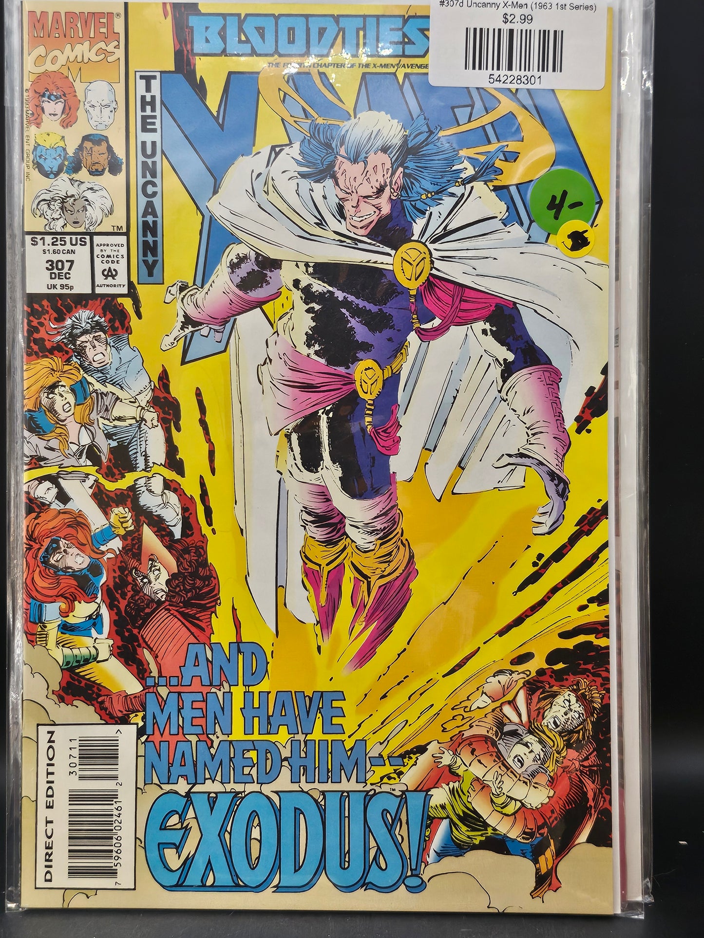 #307d Uncanny X-Men (1963 1st Series)