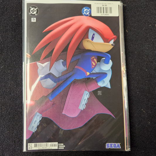 #5 (Second) (OF 5) DC X SONIC THE HEDGEHOG (Printing Deegeemin Connecting)
