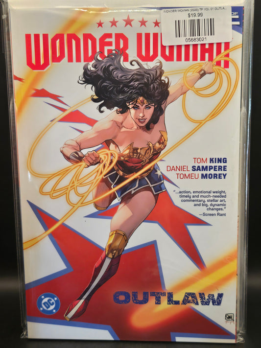 WONDER WOMAN (2023) TP VOL 01 OUTLAW BOOK MARKET DANIEL SAMPERE CVR