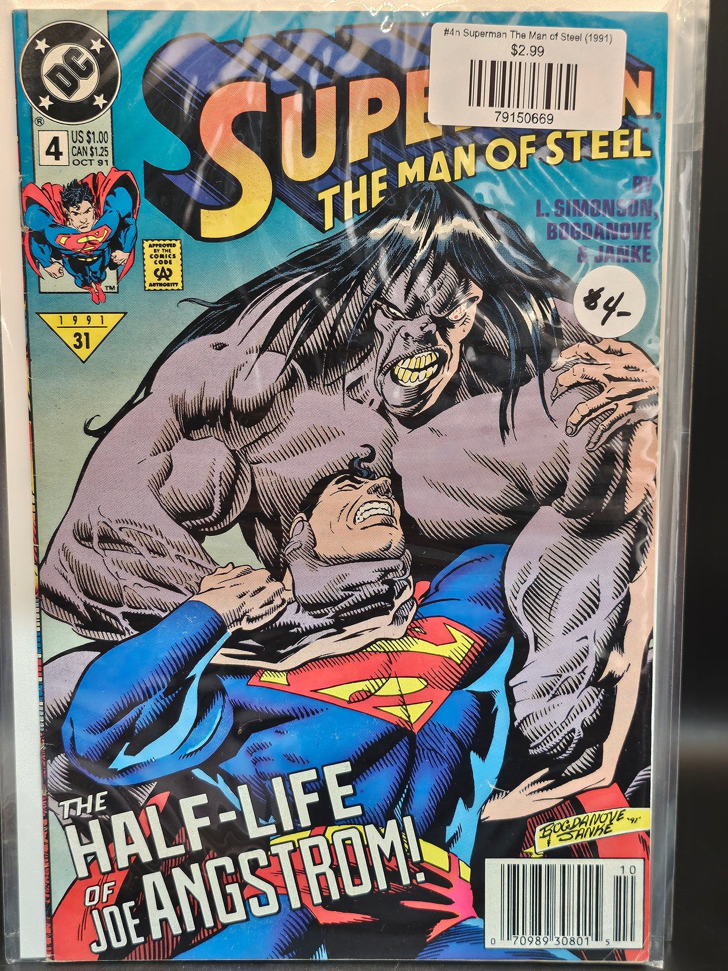#4n Superman The Man of Steel (1991)