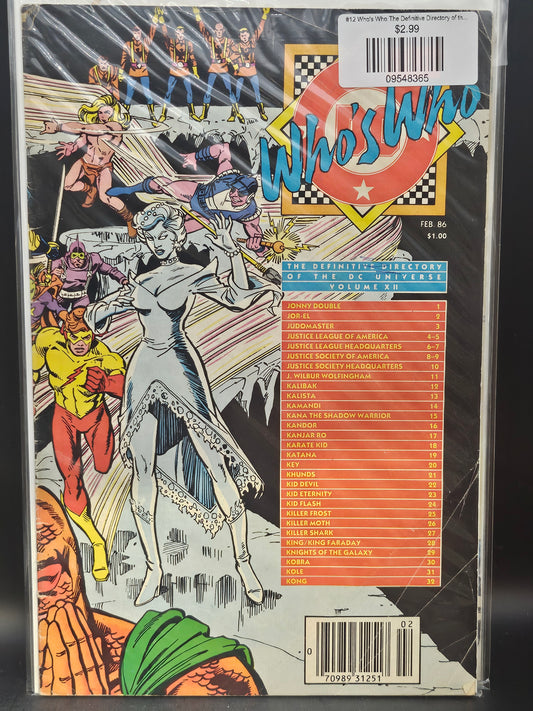 #12 Who's Who The Definitive Directory of the DC Universe (1985)
