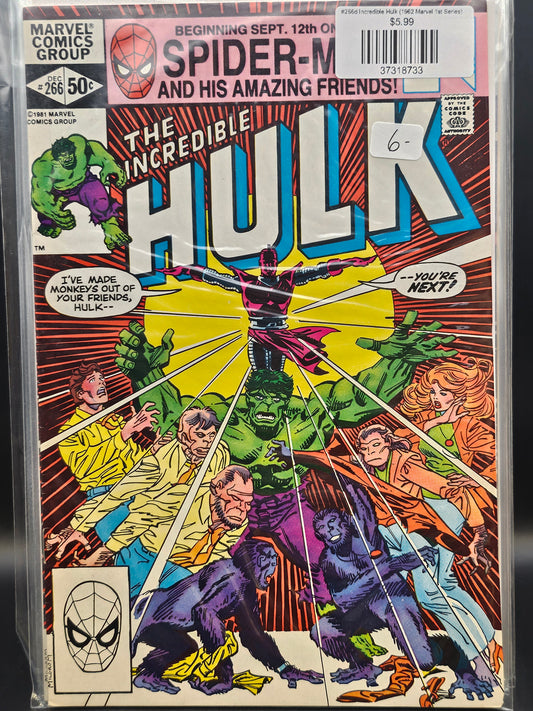 #266d Incredible Hulk (1962 Marvel 1st Series)