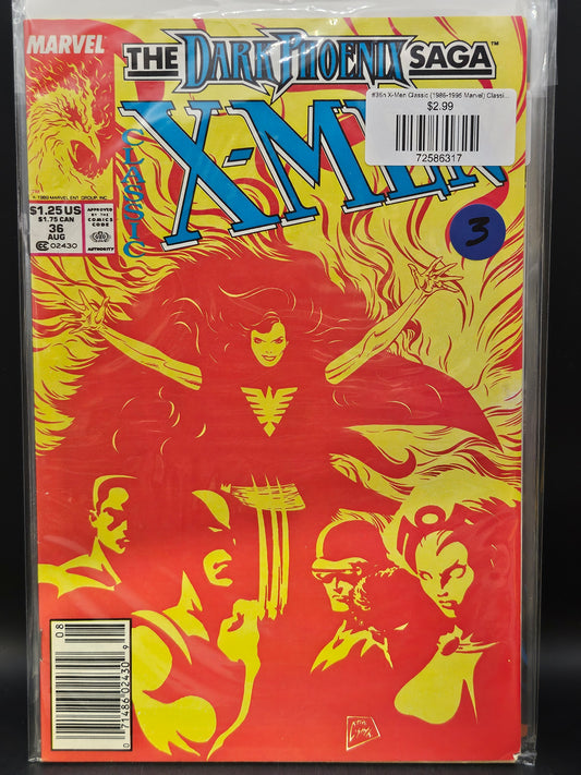 #36n X-Men Classic (1986-1995 Marvel) Classic X-Men