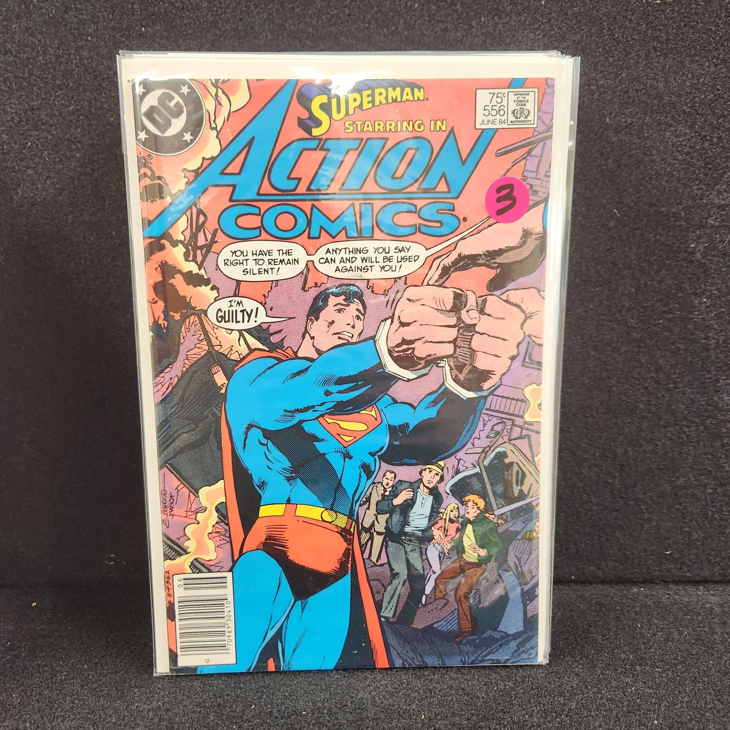 Action Comics #556 - Superman and the Atomic Skull (DC 1984)