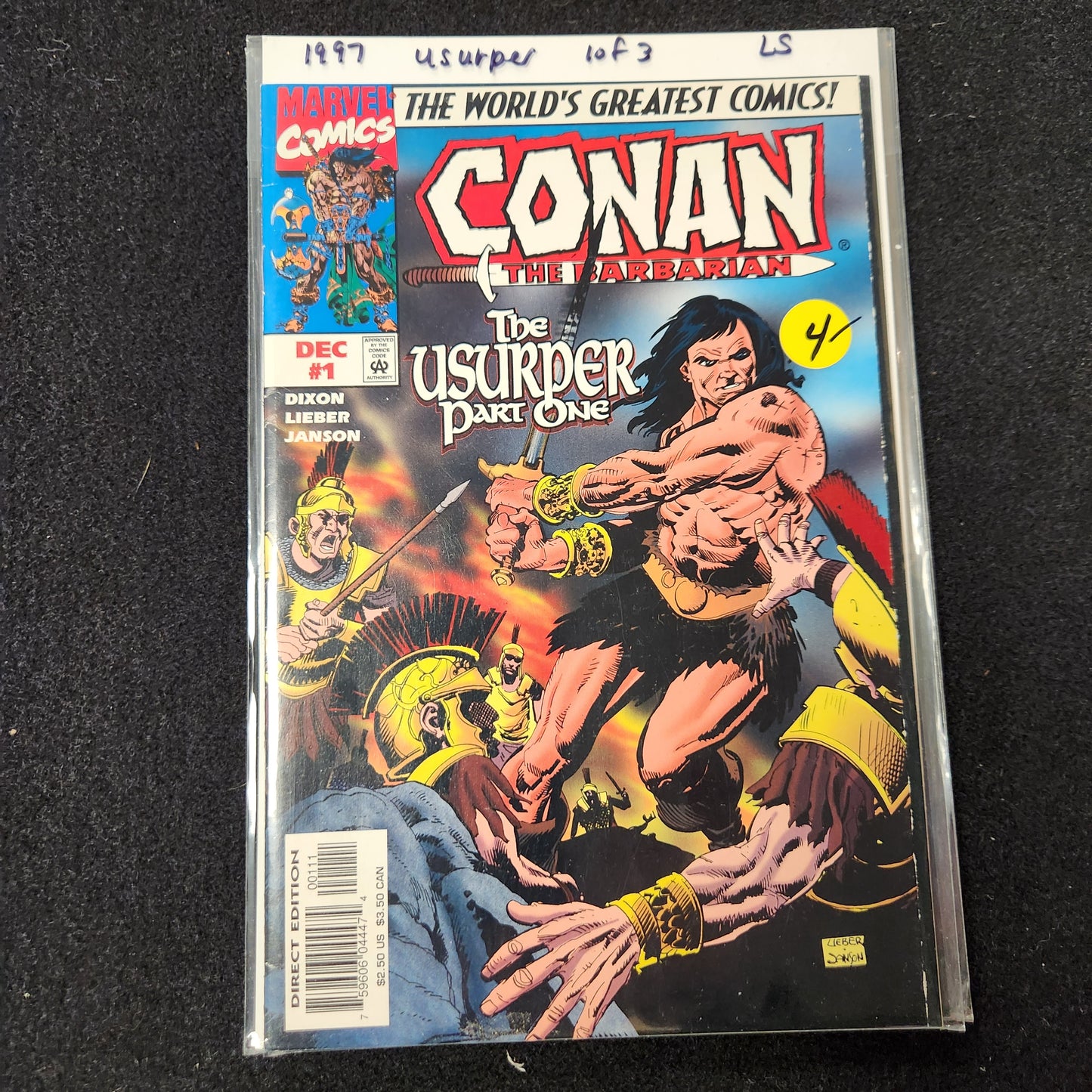Conan the Usurper – Marvel Comics – 1997–1998 – Volume 1 – Limited Series – #1 of 3