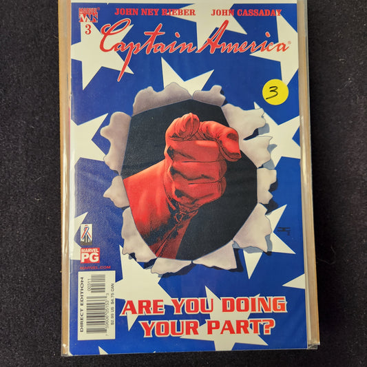 Captain America – Marvel – 2002–2004 – Volume 4 – Ongoing Series – #3