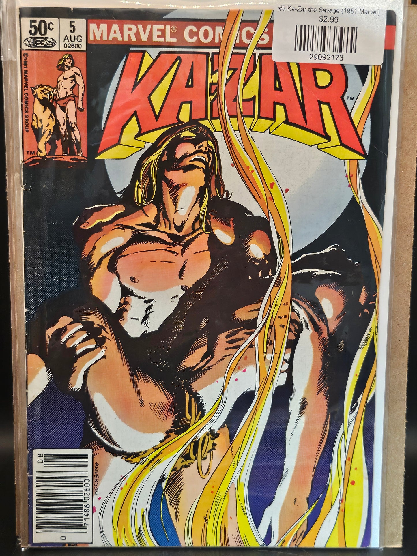 #5 Ka-Zar the Savage (1981 Marvel)