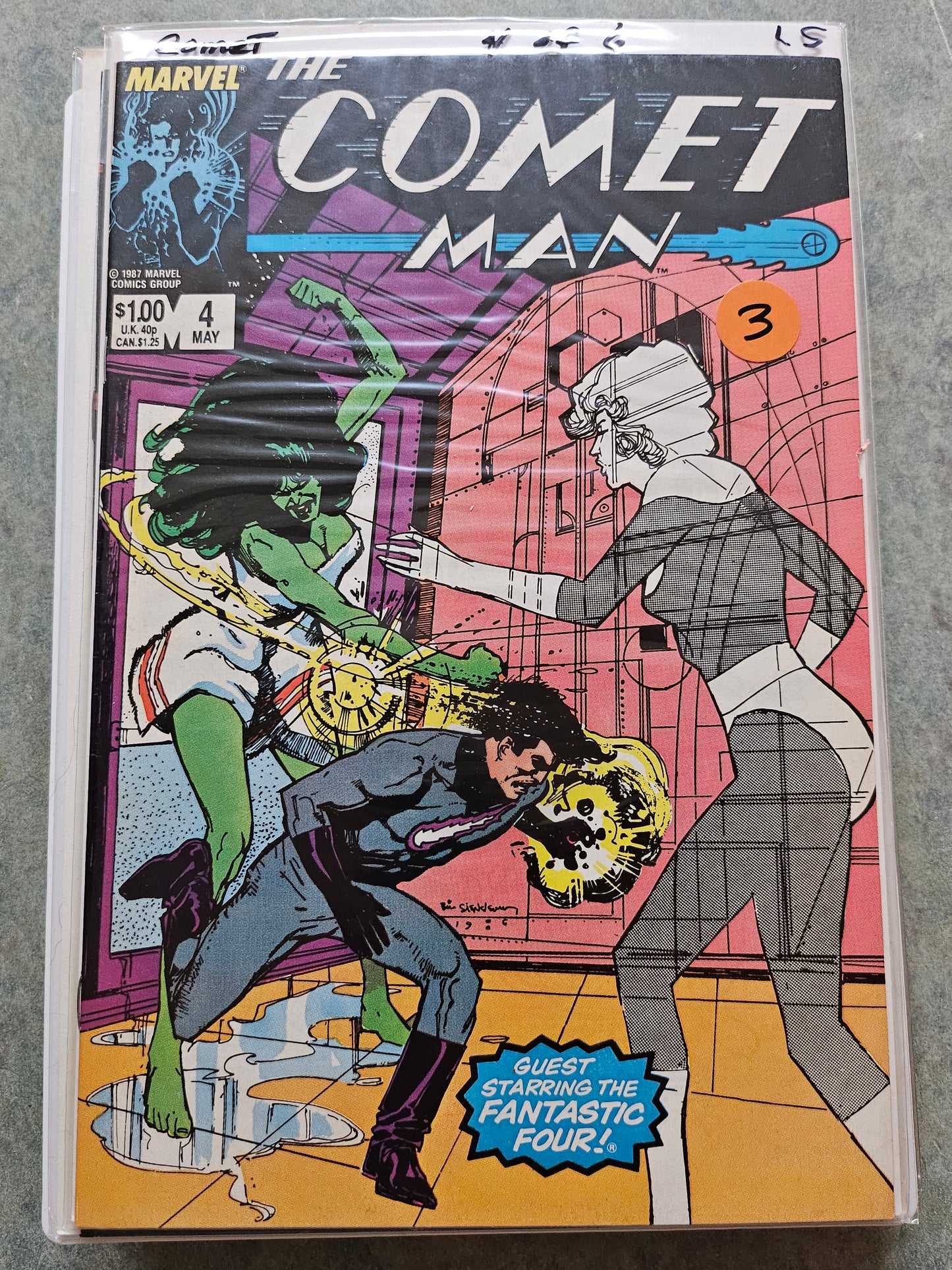 101.103 – Comet Man - #4 of 5 -(LS) limited series -1987