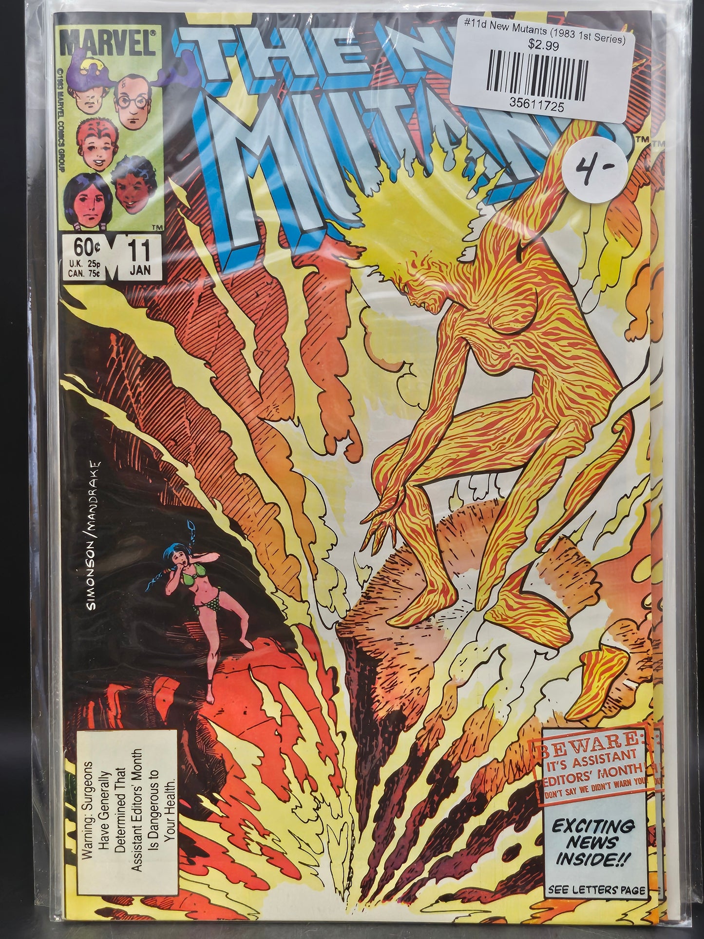 #11d New Mutants (1983 1st Series)