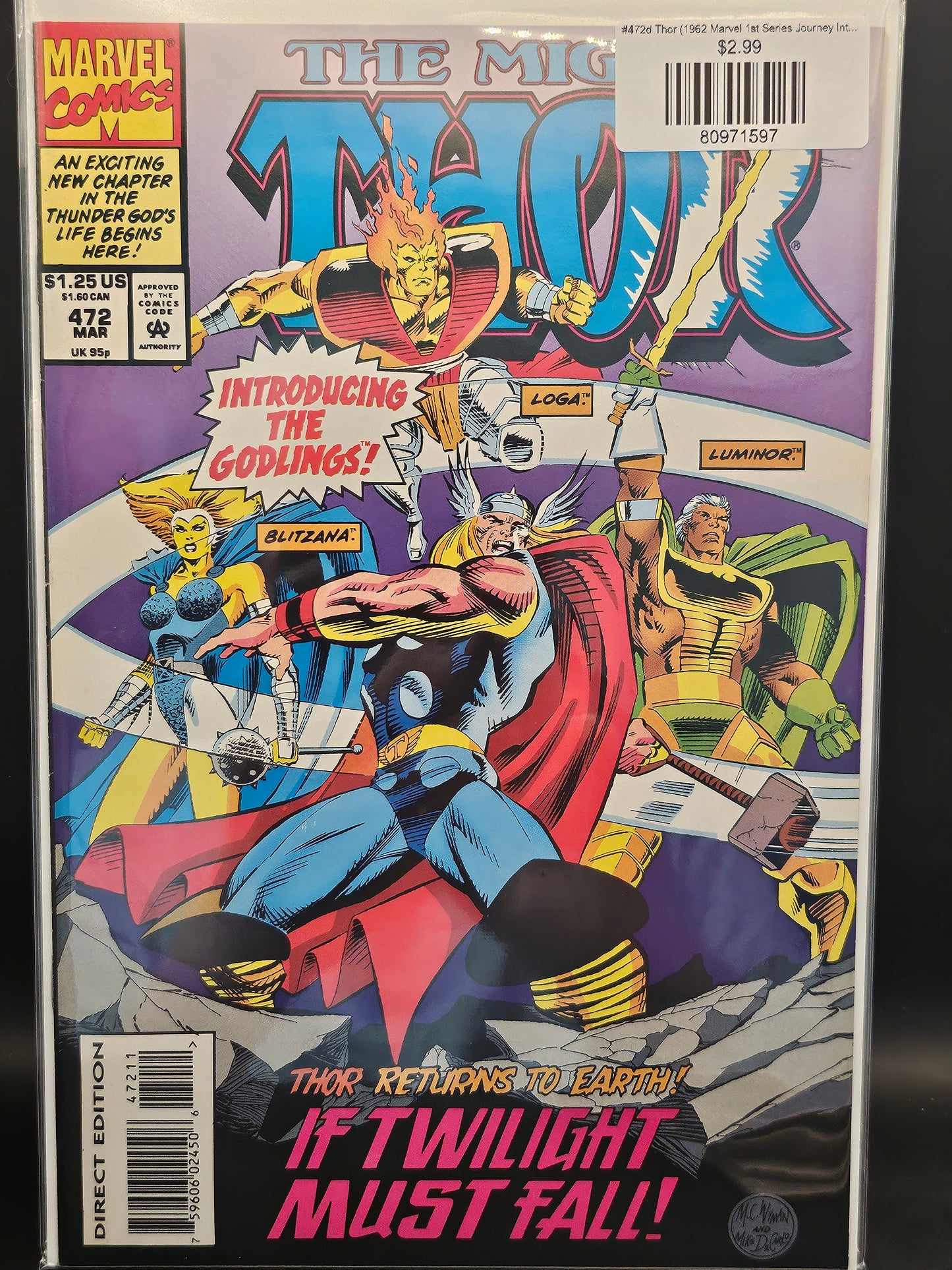 #472d Thor (1962 Marvel 1st Series Journey Into Mystery)