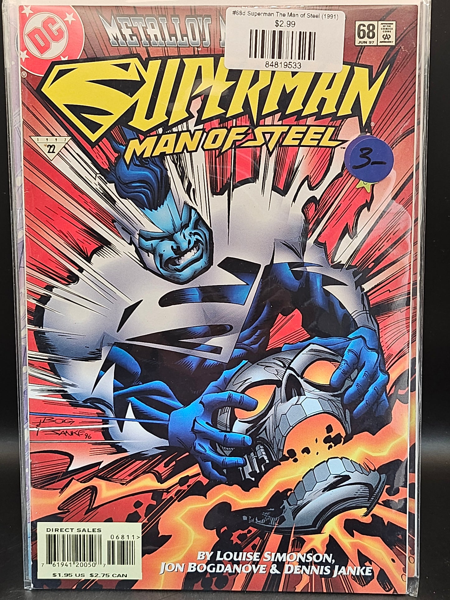 #68d Superman The Man of Steel (1991)