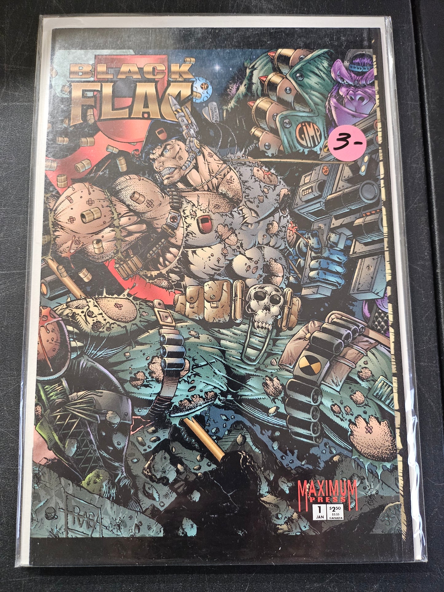 Black Flag – Maximum Press – (1995) – Volume 1 – Limited Series - #1 of 4