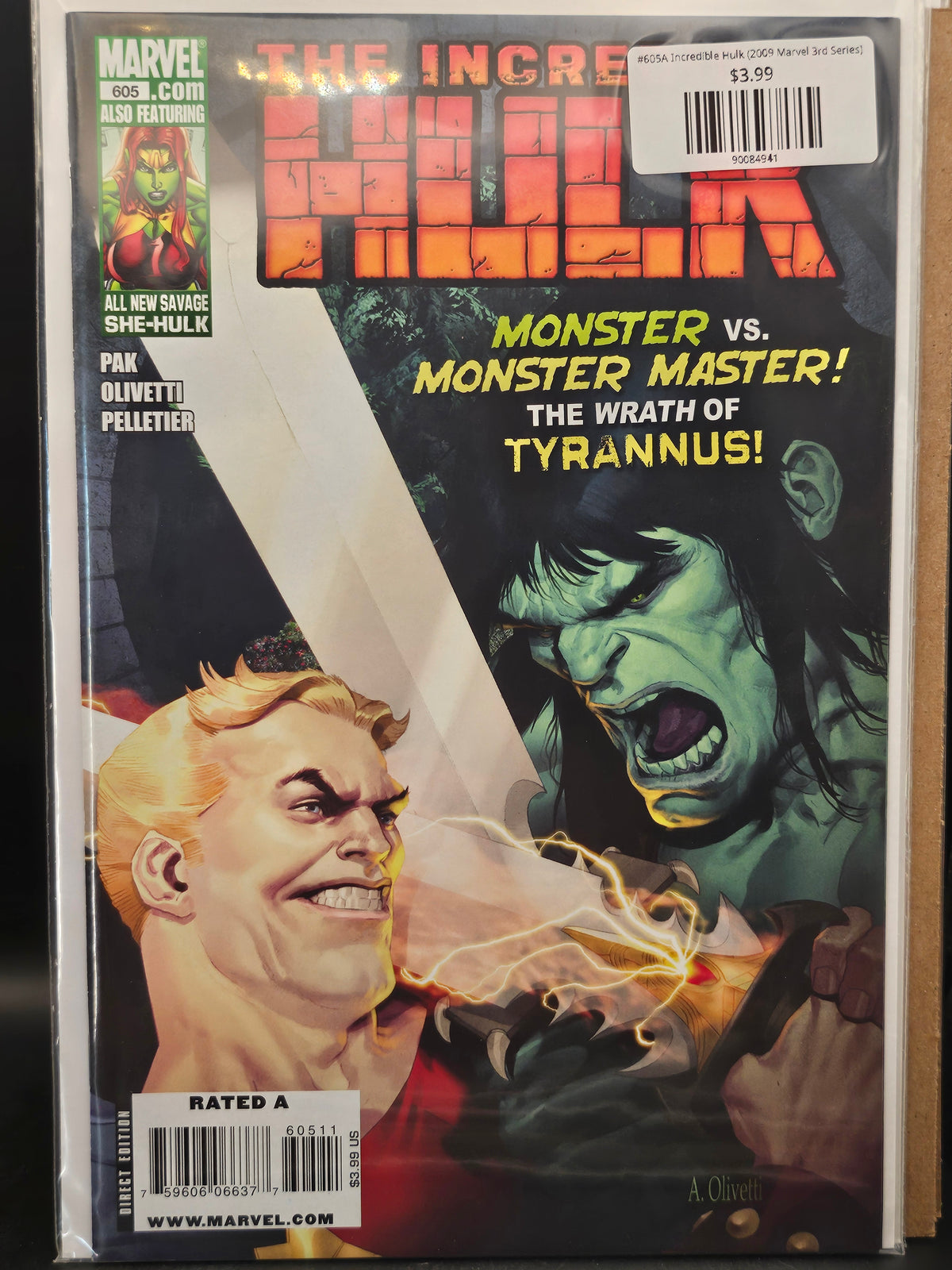 #605A Incredible Hulk (2009 Marvel 3rd Series)