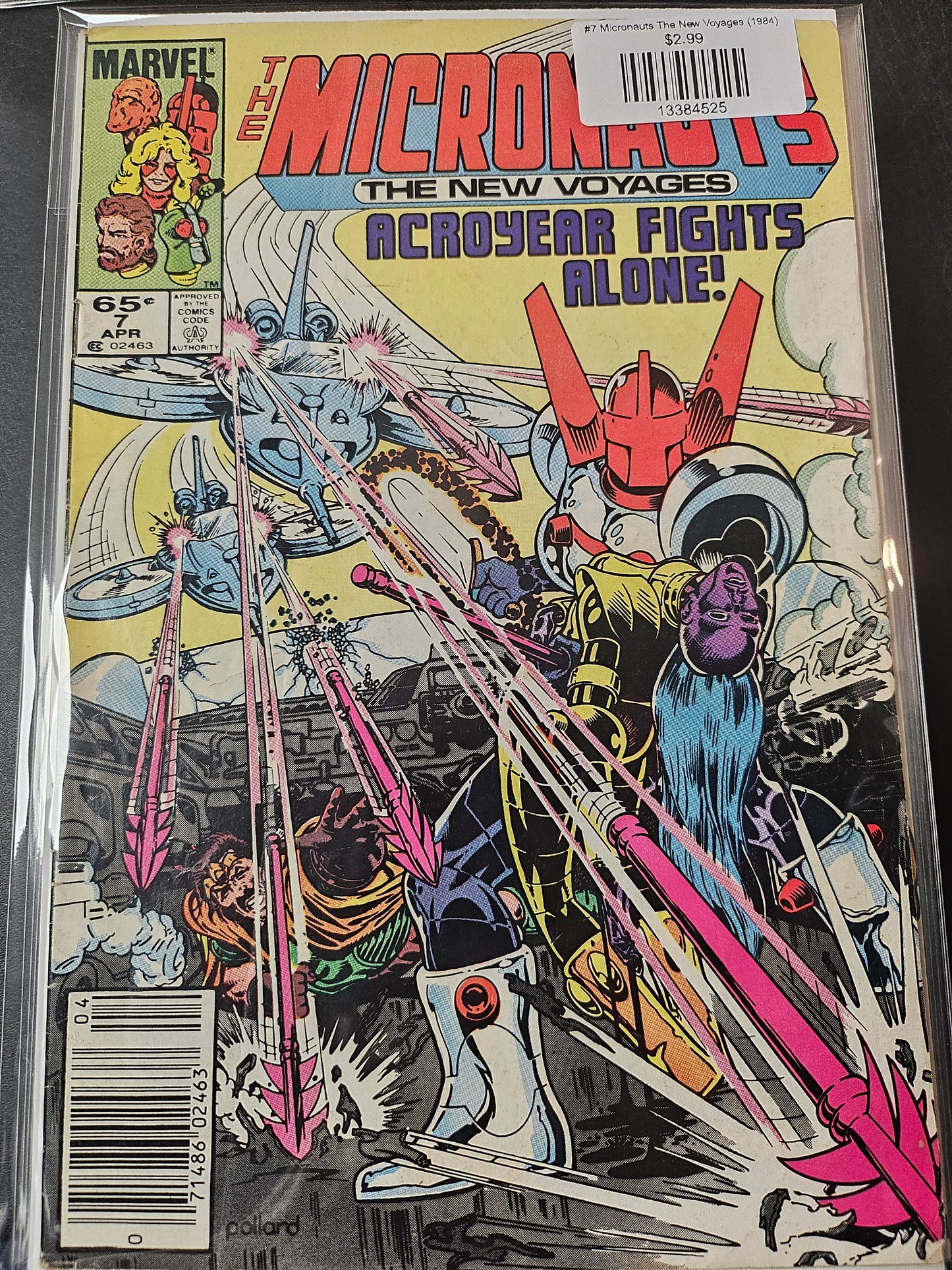 #7 Micronauts The New Voyages (1984)