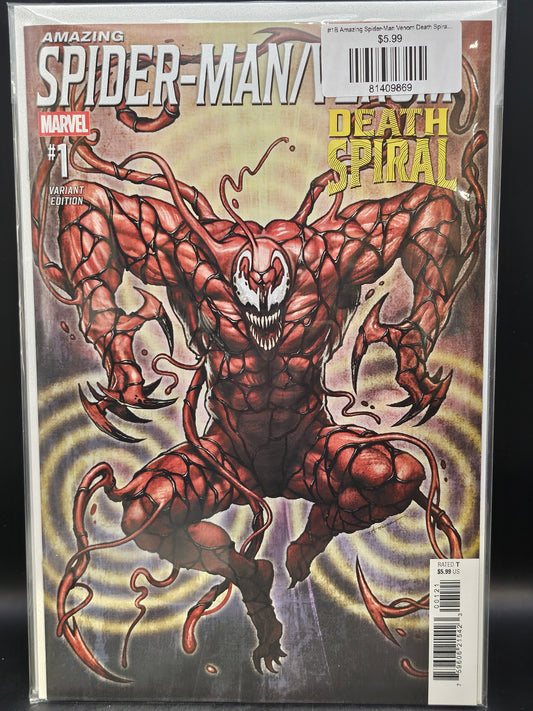 #1B Amazing Spider-Man Venom Death Spiral (2026 Marvel)