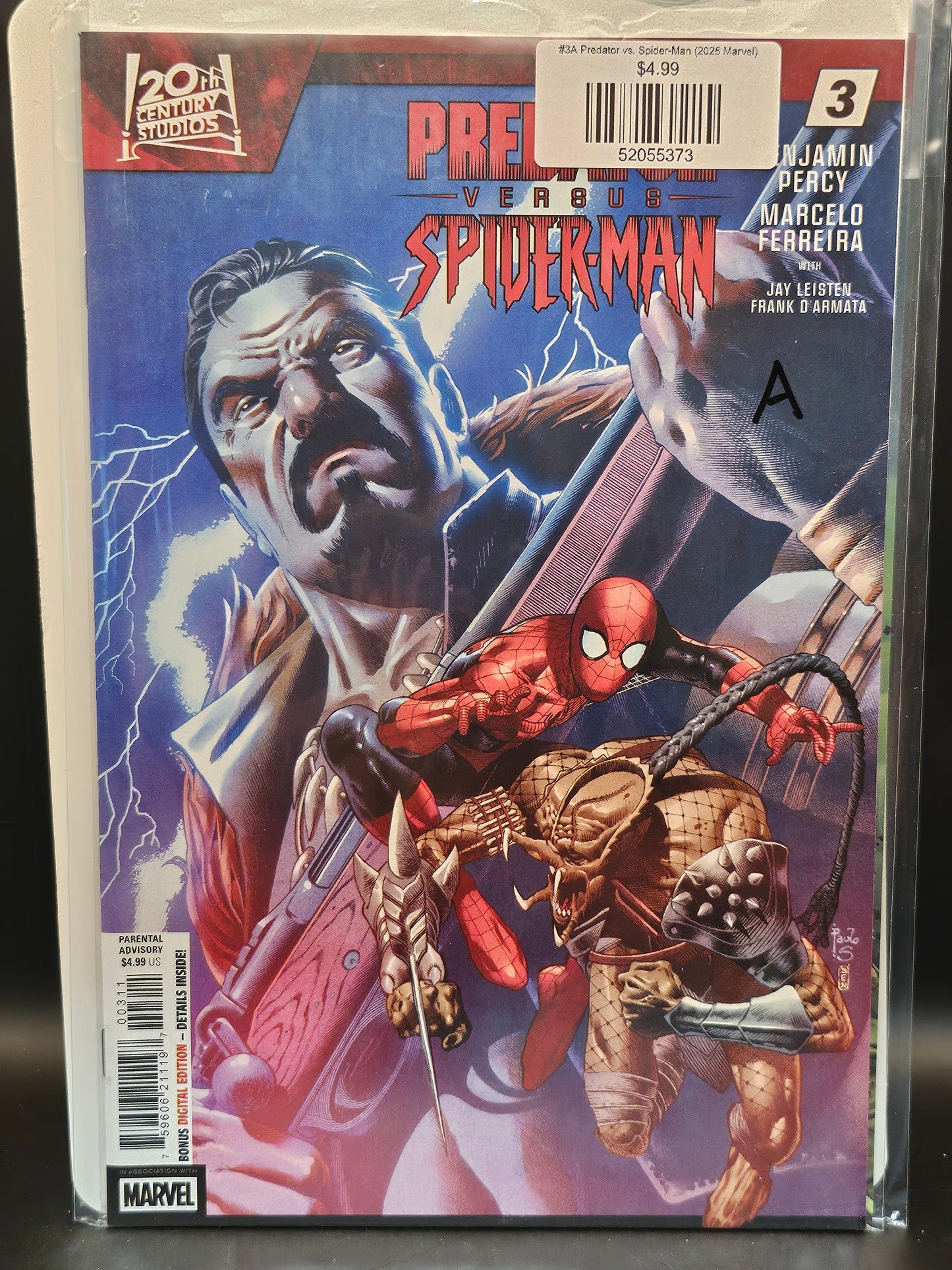 #3A Predator vs. Spider-Man (2025 Marvel)