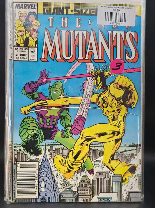 #3n Annuals New Mutants (1983 1st Series)