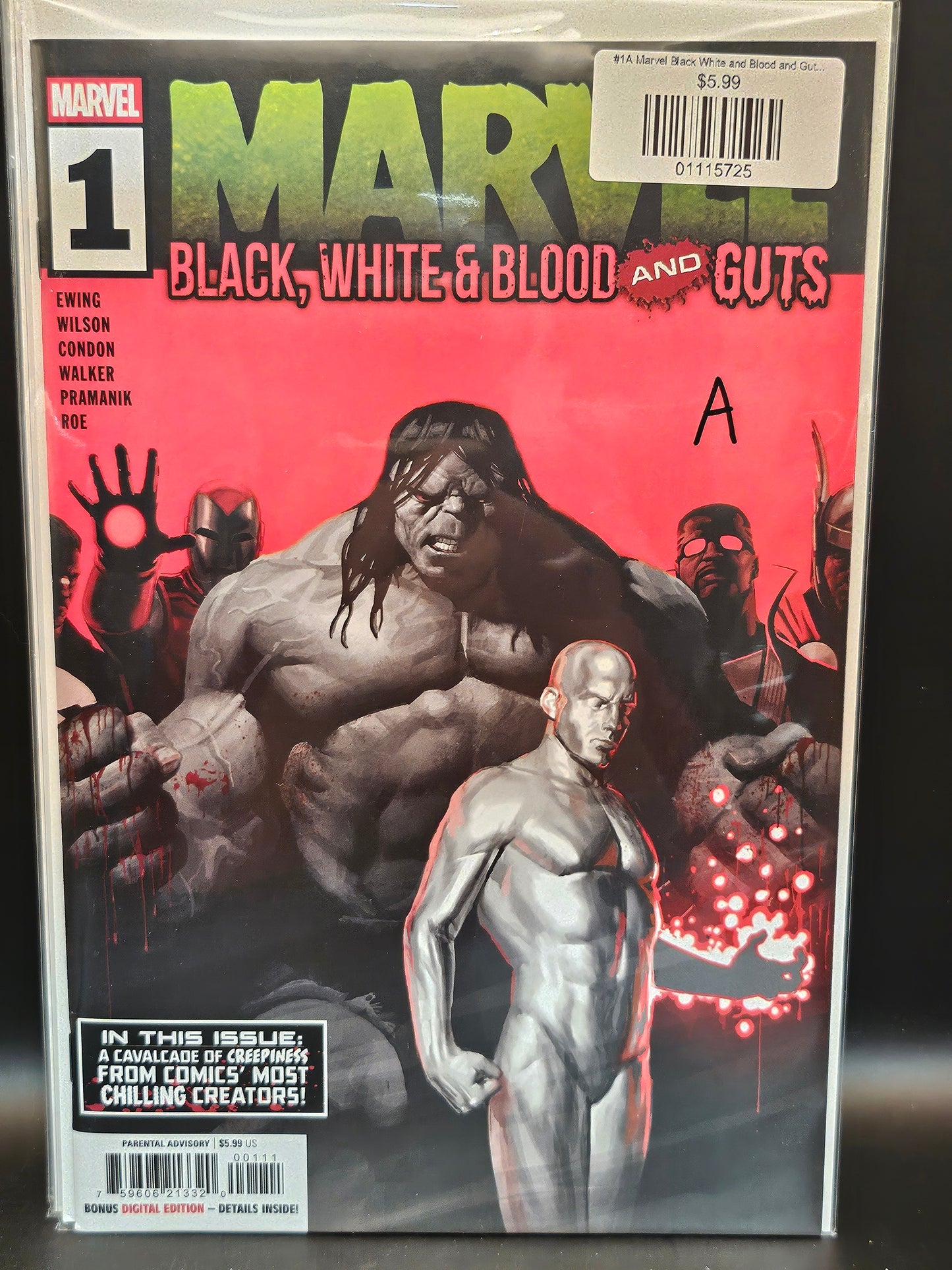 #1A Marvel Black White and Blood and Guts (2025 Marvel)
