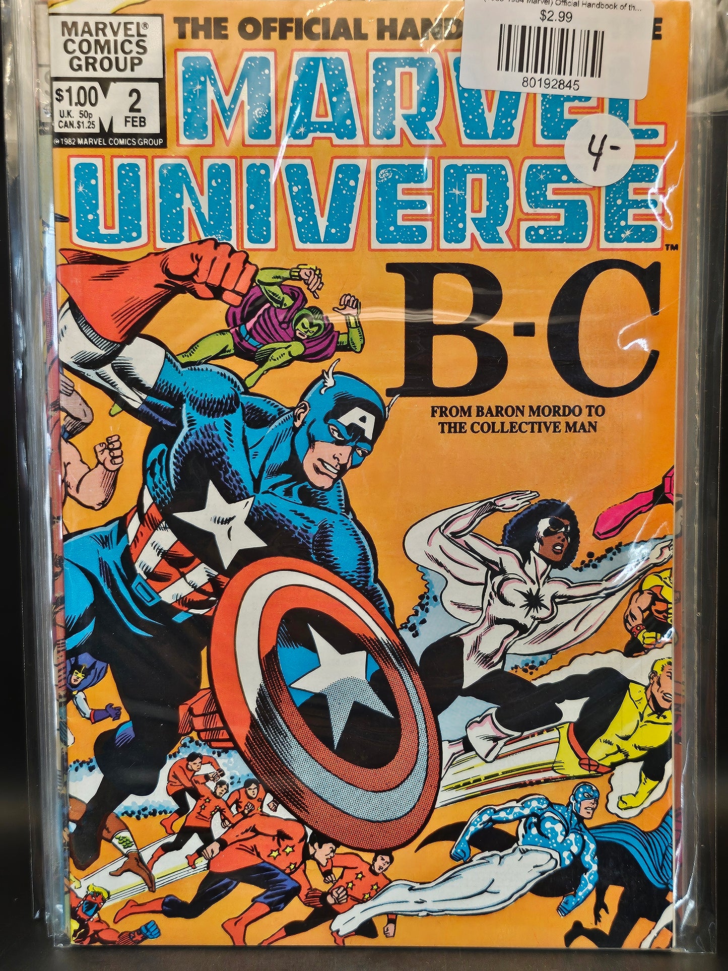 #2 (1983-1984 Marvel) Official Handbook of the Marvel Universe