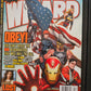 6 Wizard magazines 180 181 184 185 186 187 includes Captain America Memoriam