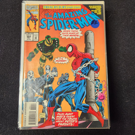 Amazing Spiderman V1 1963–1998 #384 (1993) — Aunt May’s Quest