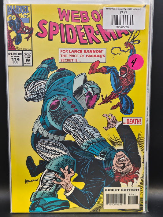 #114d Web of Spider-Man (1985 1st Series)