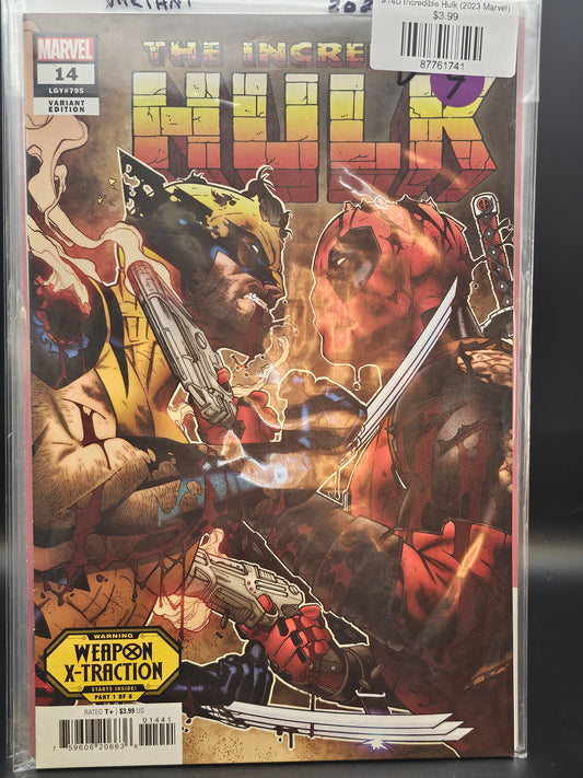 #14D Incredible Hulk (2023 Marvel)