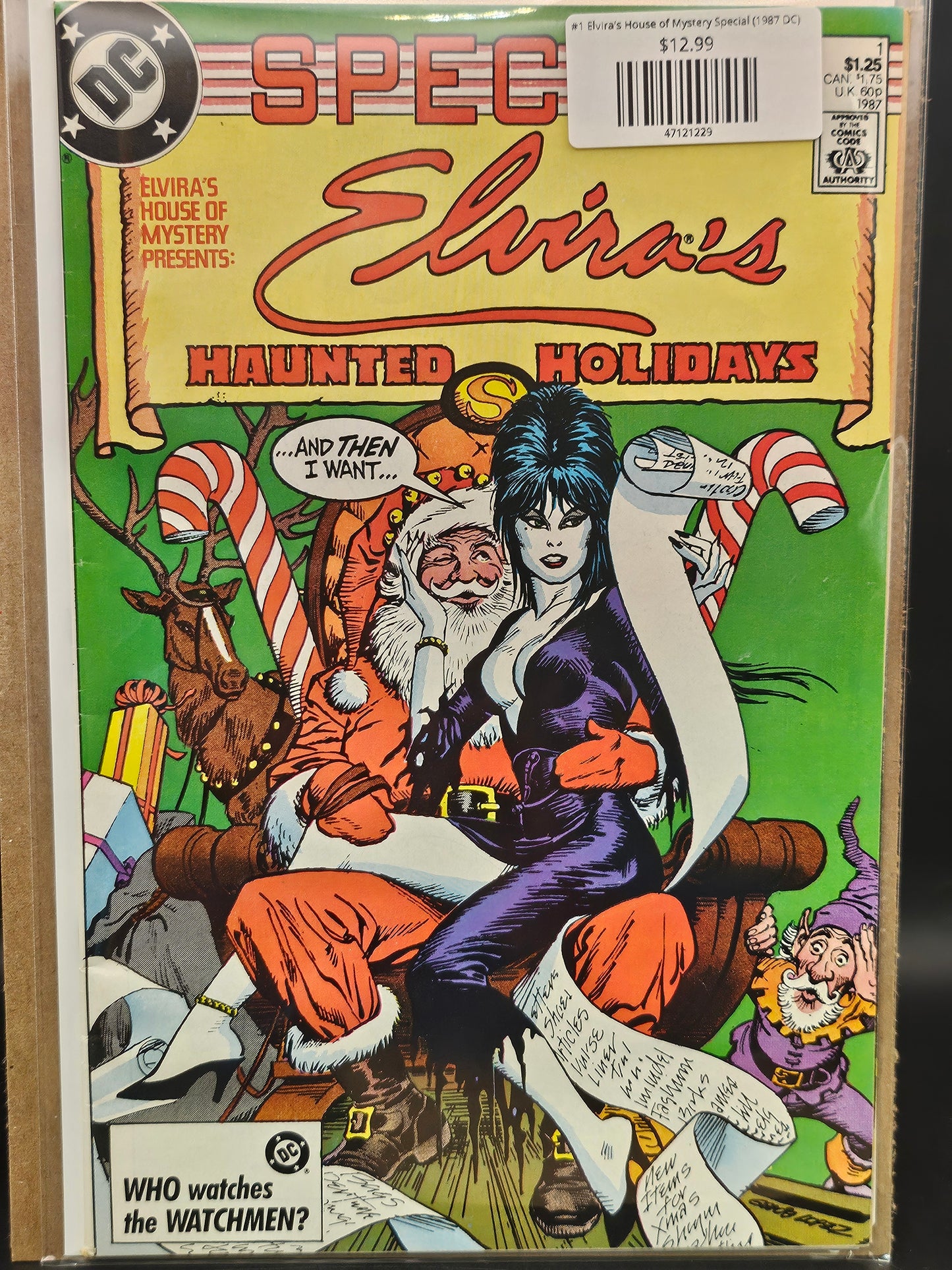 #1 Elvira's House of Mystery Special (1987 DC)