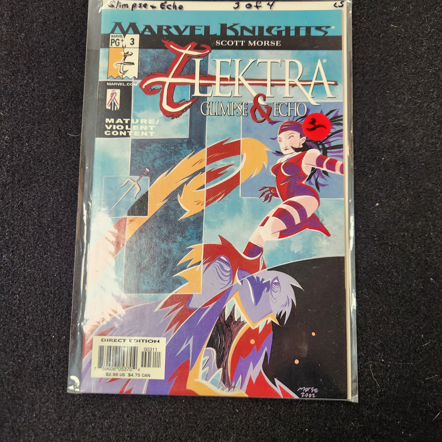 101.119 – #3 of 4 – glimpse & echo – Elecktra Limited Series