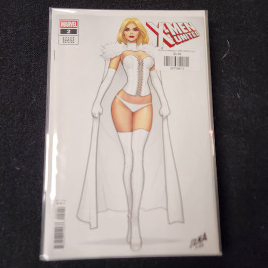 #2 (David Nakayama) X-MEN UNITED (Color Block White Variant)