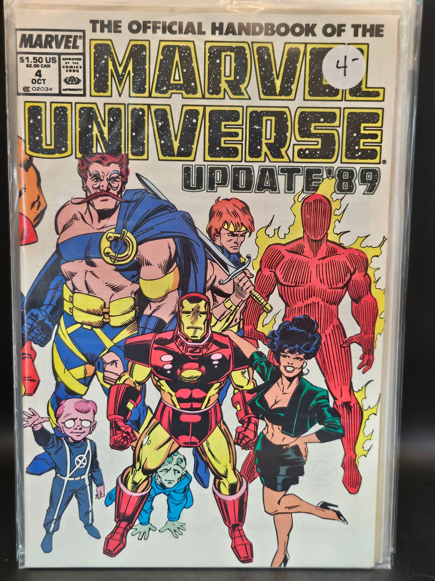 #1-8 Official Handbook of the Marvel Universe Update '89 (1989 Marvel)
