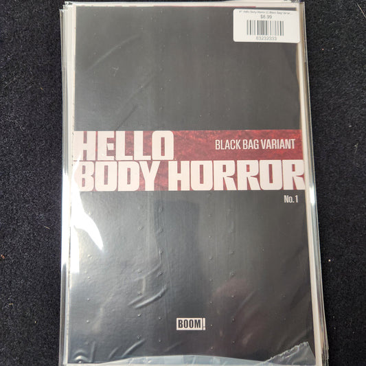 #1 Hello Body Horror (C Black Bag Variant (dressed, Black Bag, Wayshak))