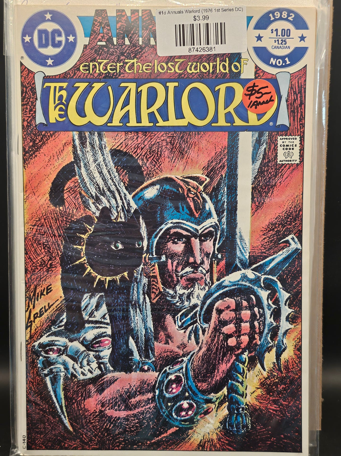 #1d Annuals Warlord (1976 1st Series DC)