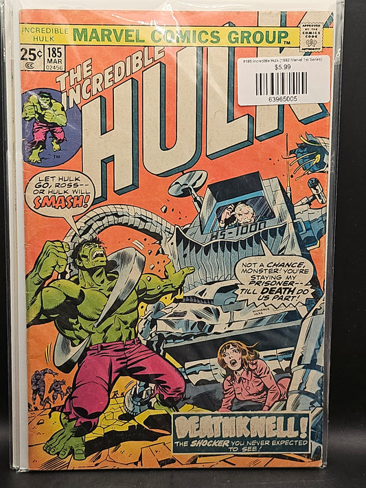 #185 Incredible Hulk (1962 Marvel 1st Series)