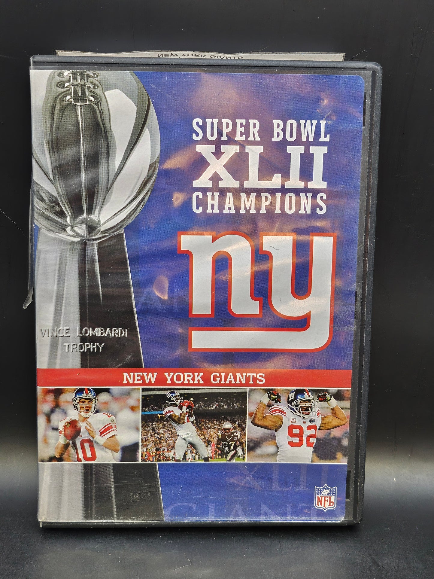dvd Super Bowl XLII Chamoions NY Giants NFL