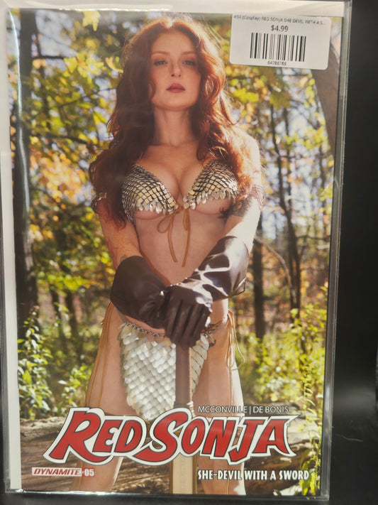 #5E (Cosplay) RED SONJA SHE DEVIL WITH A SWORD (COSPLAY KATY ROSE VAR)
