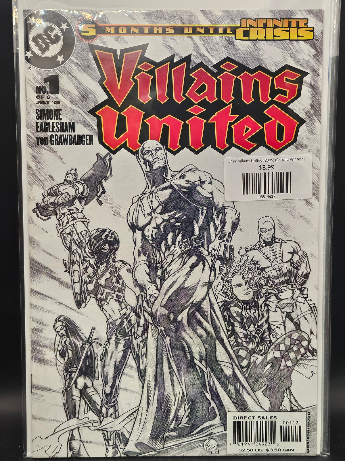 #1SP Villains United (2005) (Second Printing)