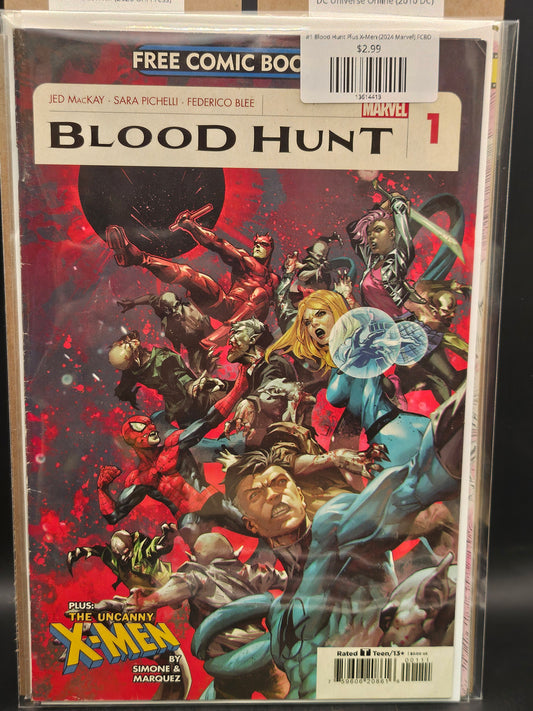 #1 Blood Hunt Plus X-Men (2024 Marvel) FCBD