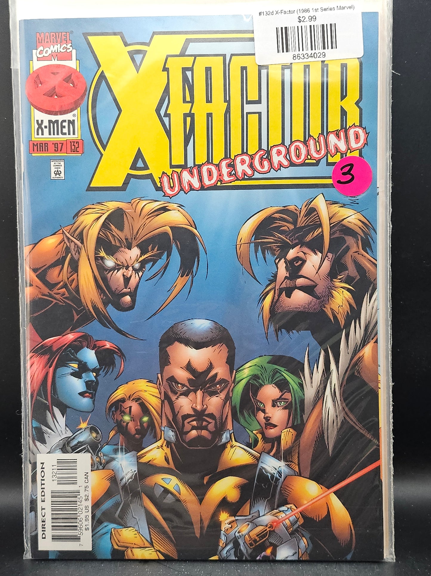 #132d X-Factor (1986 1st Series Marvel)